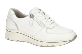 Tamaris 1-23711-42 1A1 Sneaker wei?/silber, Keilabsatz 2cm, bequem & stylish