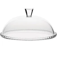 Pasabahce Servierplatte Pasabahce Patisserie Servierplatte mit Haube, Glas, (Packung)
