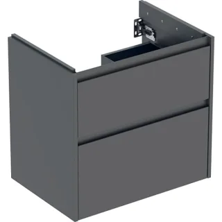 Geberit Renova Plan Unterschrank für Waschtisch, mit zwei Schubladen: 64.4x60.6x44.6cm, 504028JK1 504028JK1