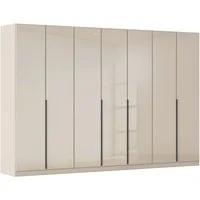 OTTO home Drehtürenschrank Kleiderschrank Kleiderschränke Schrank Garderobe AGORDO mit Glasfront (in zwei Griff-Farben, Breiten 91-405 cm) durchdachte Innenausstattung, in 8 Breiten und 2 Höhen MADE IN GERMANY