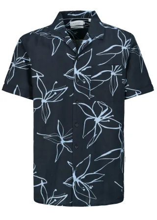 BASEFIELD - He.-Freizeithemd 1/2 Arm midnight - Gr. - M