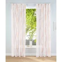 OTTO home Gardine Dimona (2 St), Kräuselband, transparent, Voile, 2er-Set, Bestseller, Polyester, Wellen
