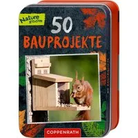 COPPENRATH DIE SPIEGELBURG Kreativset Nature Zoom 50 Bauprojekte DIY Karten Set 50 Ideen in Blechdose