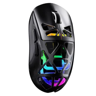 M7 Tri-mode Hollow Gaming Mouse with RGB Light 800-3600DPI 500mAh Type-C Rechargeable Wireless E-sports Punk Gamer Mice