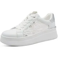 MARCO TOZZI MARCO TOZZI by GMK Damen Sneaker 2-83708-46-197 WHITE COMBI weiß Schnürschuh