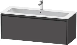 Duravit Ketho.2 Waschtischunterbau wandhängend Graphit Matt 1210x480x440 mm - K25065049490000 K25065049490000