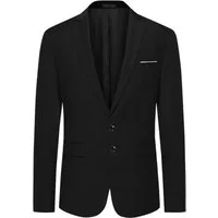 Allthemen Anzugsakko Herren 1 Knopf Blazer mit klassischem Reverskragen