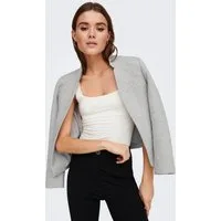 ONLY Kurzblazer ONLADDY-LINEA L/S SHORT BLAZER CC TLR Materialmix, regular fit