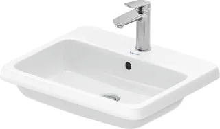 Duravit Qatego Einbau-Waschtisch 550mm, geschliffen 2396552027