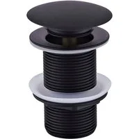 wohnfreuden Ablaufventil 90 mm Pop-up Ablauf-Ventil schwarz, 5977