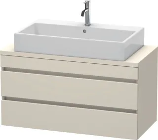 Duravit DuraStyle Konsolenwaschtischunterbau wandhängend Taupe Matt 1000x478x512 mm - DS530909191 DS530909191