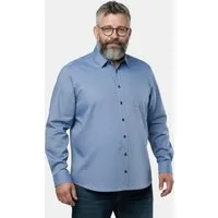 Men Plus Businesshemd Hemd Langarm Kentkragen Oxford-Qualität