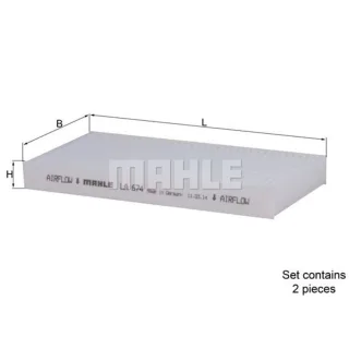Mahle Innenraumfilter Dodge Nitro Jeep Cherokee Grand