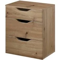 Relita Nachtschrank Maxi mit 3 Schubladen ist universell einsetzbar