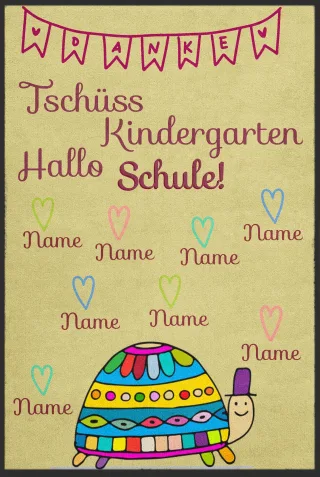 Abschiedsgeschenk Kita Erzieher 6024 | Größe: 60 cm x 80 cm