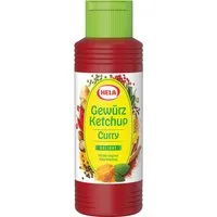 HELA Saucen, Hela Gewürz Ketchup Curry delikat mit dem grünen Deckel 300ml