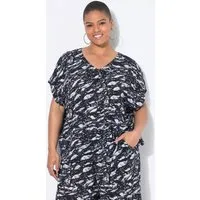 Studio Untold Druckbluse Blusenshirt oversized Alloverprint