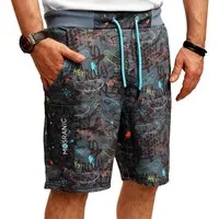 RMK Shorts Herren Short kurze Hose Sommer Skater Skateboard Sneaker Sport Elastikbund mit Tunnelzug