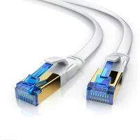 Primewire LAN-Kabel, CAT.8, RJ-45 (Ethernet) (500 cm), Patchkabel flach CAT 8, Gigabit Flachband Netzwerkkabel 40 Gbit/s - 5m