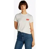 Tommy Jeans T-Shirt TJW REG TJ BUBBLE TEE mit Logodruck