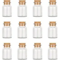 Ankerkraut Gewürzbehälter Leeres Korkenglas, klein, Glas + Korken, (12-tlg), mit Korken