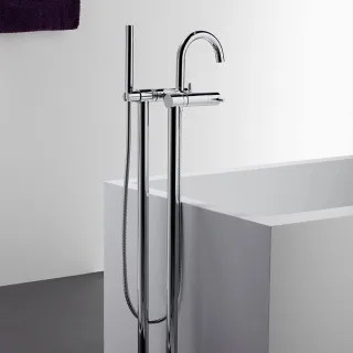 Steinberg Serie 100 Freistehende Wanne / Brause-Armatur , chrom, 100.1162 1001162