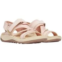 Merrell Terran 4 Backstrap (Vollnarbenleder, Klettverschluss) hellrosa Damen Sandale