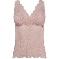 Skiny BH-Hemd Damen Top mit herausnehmbare Pads Wonderfulace (Stück, 1-tlg) recyceltes Material