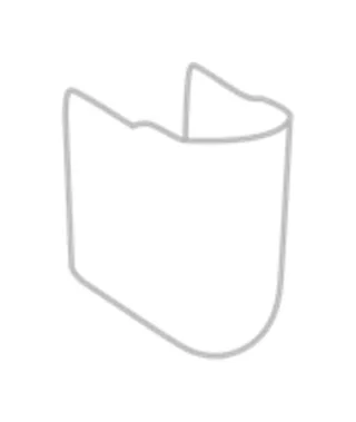 Villeroy & Boch Säule Hommage 245x200x690mm Pure Black CeramicPlus 723200R7