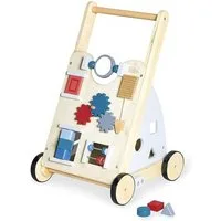 Pinolino® Lauflernhilfe Titus Holz-Lauflernhilfe mit Spielmöglichkeiten & Bremssystem, (1-tlg)