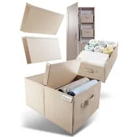 Wohnheld Organizer Aufbewahrungsboxen für Wäsche Schubladen Schrank Organizer 2er Set, anpassbare Trennwände, individuell gestalten