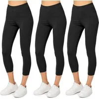 Merry Style Leggings Caprihose Damen 3/4 Hose MS10-199 (1-tlg) aus Baumwolle