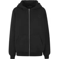 Miss Tee Sweatjacke Miss Tee Peace Sign EMB Fluffy Zip Hoody