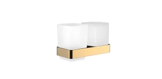emco loft Glashalter/Seifenspender Glasteile satiniert, gold, 053100701 053100701