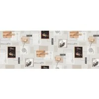 texpot Tischdecke Wachstuch Küche Menü Besteck abwischbar (1-tlg)