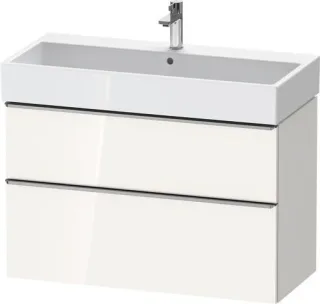 Duravit D-Neo Waschtischunterbau wandhängend Weiß Hochglanz 984x442x625 mm - DE4374070220000 DE4374070220000