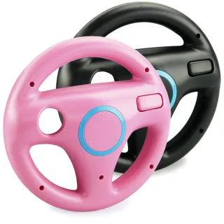 SMARDY 2 Stück Racing Lenkrad Kompatibel mit Nintendo Wii Controller Rennrad für Mario Kart Rennspiele
