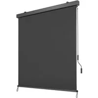 TLGREEN Senkrechtmarkise Vertikalmarkise ausziehbar, (Sonnenschutz,UV-beständige,Und Windschut, Grau)