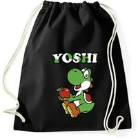 Youth Designz Turnbeutel Yoshi Baumwoll Tasche Turnbeutel, mit Trendigem Frontdruck