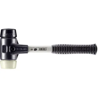 HALDER SIMPLEX - Schonhammer mit verstärktem TE-Gehäuse und Fiberglasstiel, Gummikomposition / Nylon - 3728.050