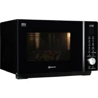BAUKNECHT Mikrowelle MF 255 B, Grill, Mikrowelle, Heißluft, 25 l, Extra viel Platz, Dampfgarfunktion, Heißluft und Grill