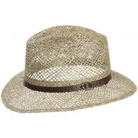 Lipodo Sonnenhut (1-St) Hut mit Lederband, Made in Italy