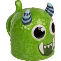 Out of the Blue Tasse Grünes Monster kopfüber Kaffeebecher Kindertasse aus Keramik
