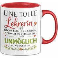Trendation Tasse Unterricht Lehrer Wertschätzung Tasse Geschenk Lustige Geschenkidee Sp, Keramik
