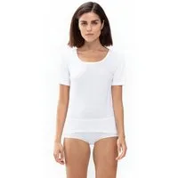 Mey Kurzarmshirt Superfine Organic Rundhals, schmale Passform, Halbarm