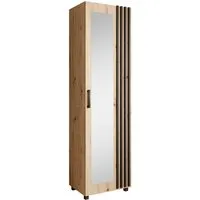 Beautysofa Garderobenschrank mit Tür und Spiegel LIVIA