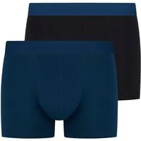 Bruno Banani Boxer Flowing (2er Pack) mit kontrastreichem Logobund