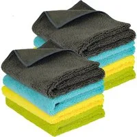 Mach1 Geschirrtuch Premium 2-in-1 Mikrofasertücher 40 x 40 cm 400g/m² in Profiqualität, (8-tlg)