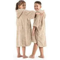 OTTO home Badeponcho Lillou, für Kinder, ideal für Urlaub oder im Schwimmbad, Midilänge, Microfaser, Kapuze, weich und kuschelig, Fleece, plüsch, Surfponcho