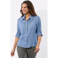 Witt Klassische Bluse Flanell-Bluse Langarm